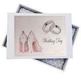 WC00000-16: Wedding Day Mini Album - Wedding Shoes and Rings